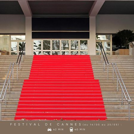 カーニュ・シュル・メールLe Riviera ~ Jardin ~ Parking ~ Climatisationアパートメント エクステリア 写真