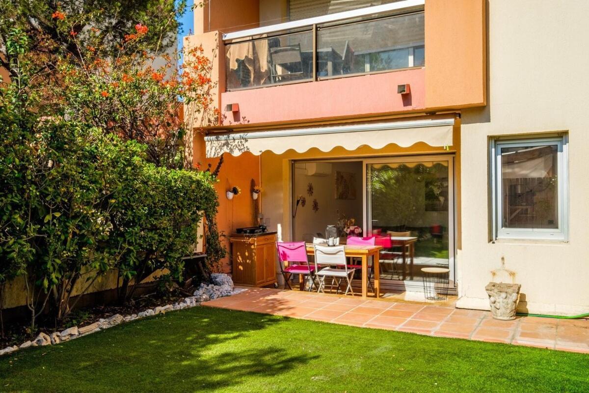 カーニュ・シュル・メールLe Riviera ~ Jardin ~ Parking ~ Climatisationアパートメント エクステリア 写真