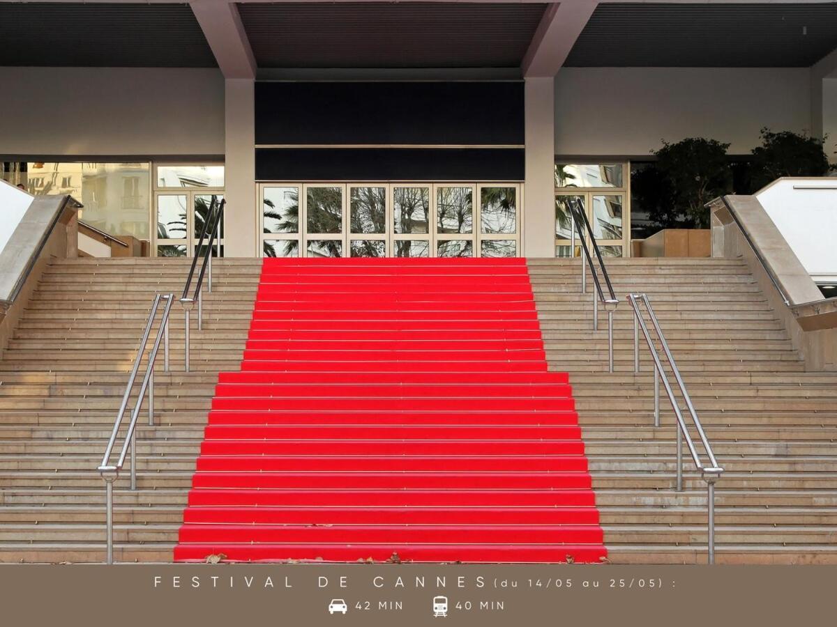 カーニュ・シュル・メールLe Riviera ~ Jardin ~ Parking ~ Climatisationアパートメント エクステリア 写真