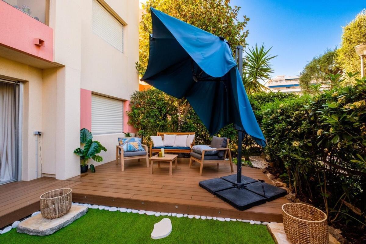 カーニュ・シュル・メールLe Riviera ~ Jardin ~ Parking ~ Climatisationアパートメント エクステリア 写真