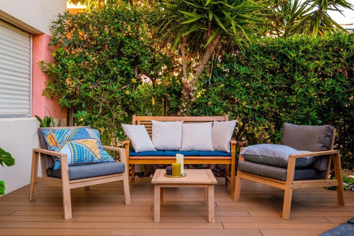 カーニュ・シュル・メールLe Riviera ~ Jardin ~ Parking ~ Climatisationアパートメント エクステリア 写真